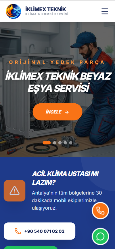 İKLİMEX Mobil Tasarım